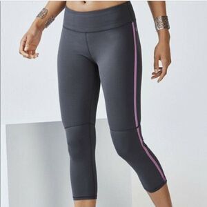 Fabletics Edie Capri Legging Side Zippers